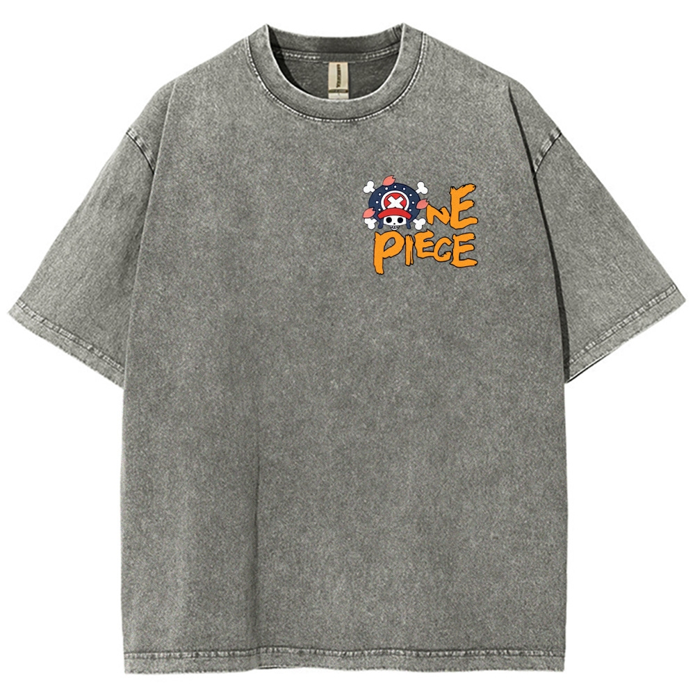 One Piece Unisex Fit Washed T-Shirt 2506024093