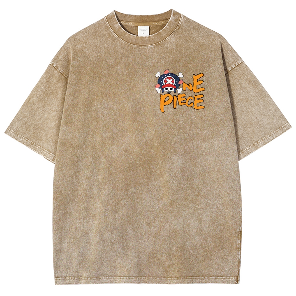 One Piece Unisex Fit Washed T-Shirt 2506024093