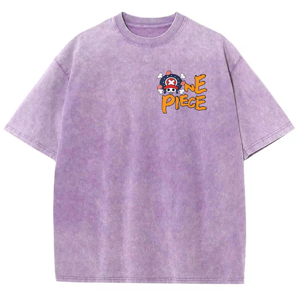 One Piece Unisex Fit Washed T-Shirt 2506024093