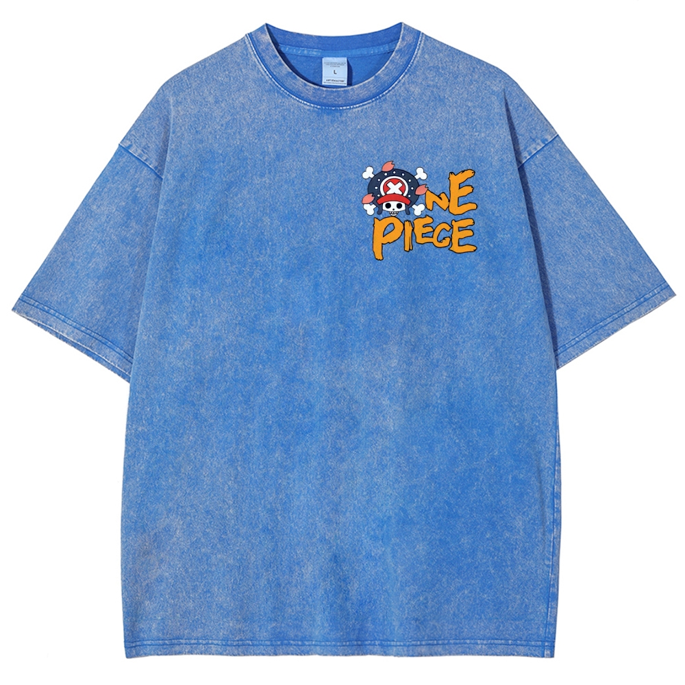 One Piece Unisex Fit Washed T-Shirt 2506024093
