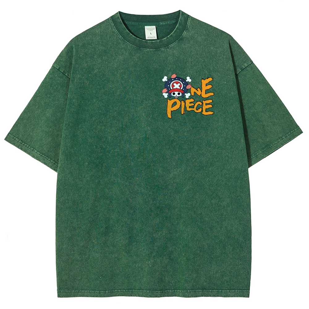 One Piece Unisex Fit Washed T-Shirt 2506024093