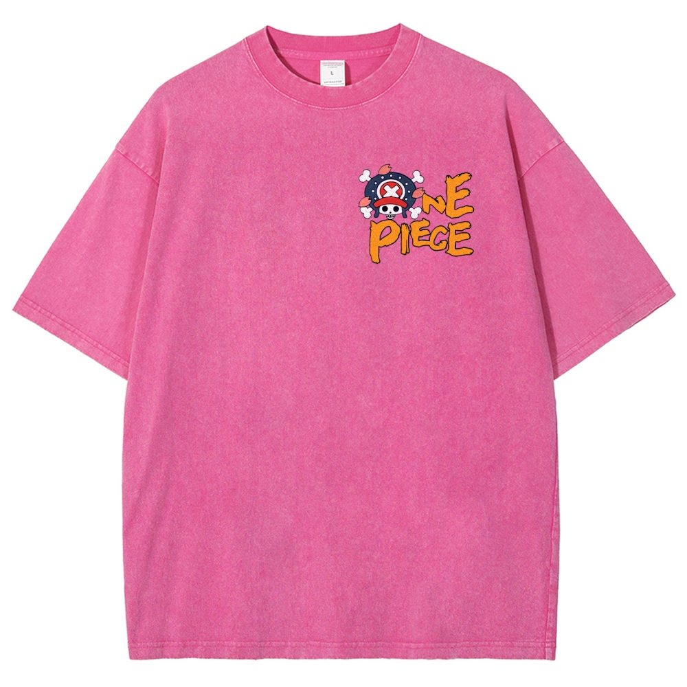 One Piece Unisex Fit Washed T-Shirt 2506024093