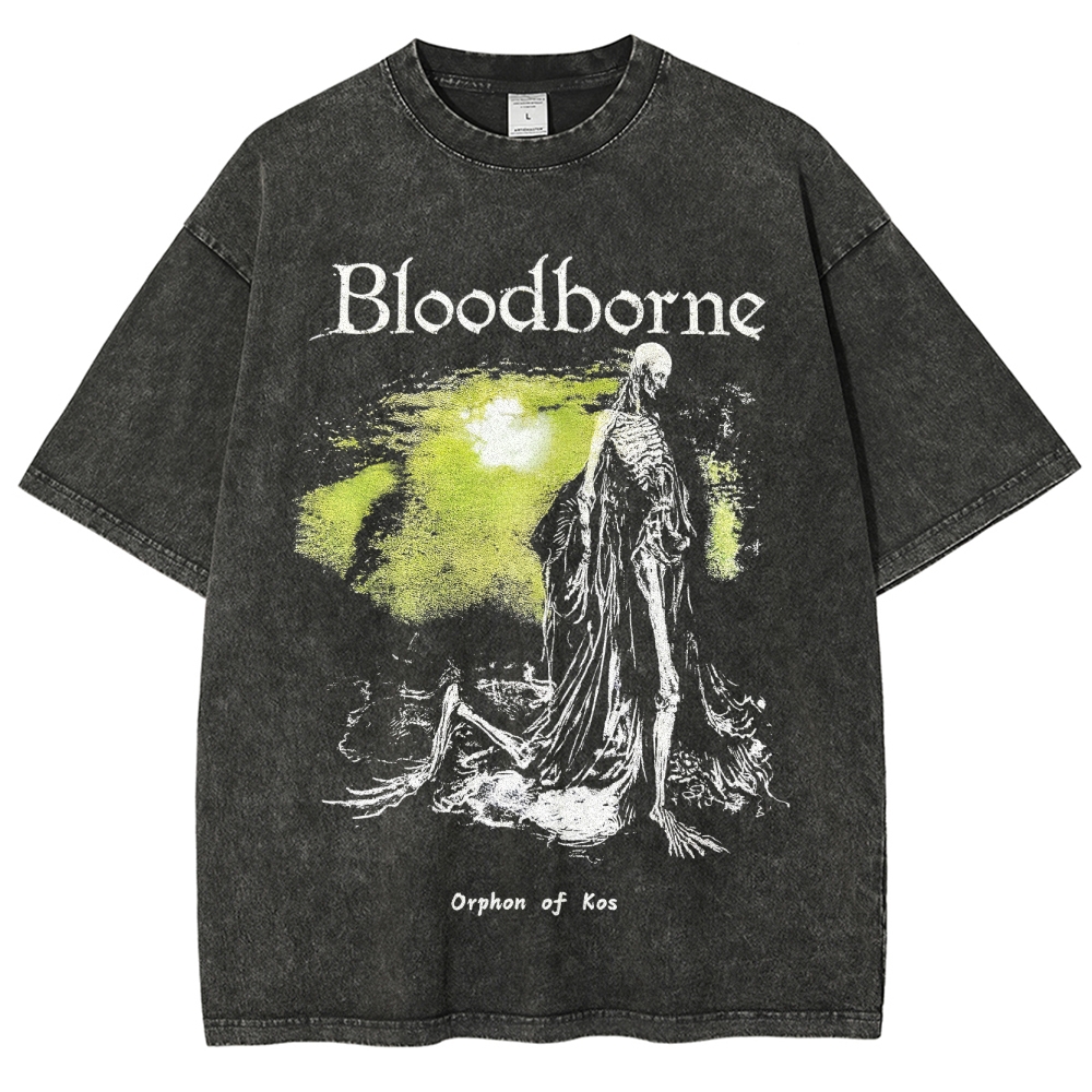 Blood Borne Unisex Fit Washed T-Shirt 2506024406