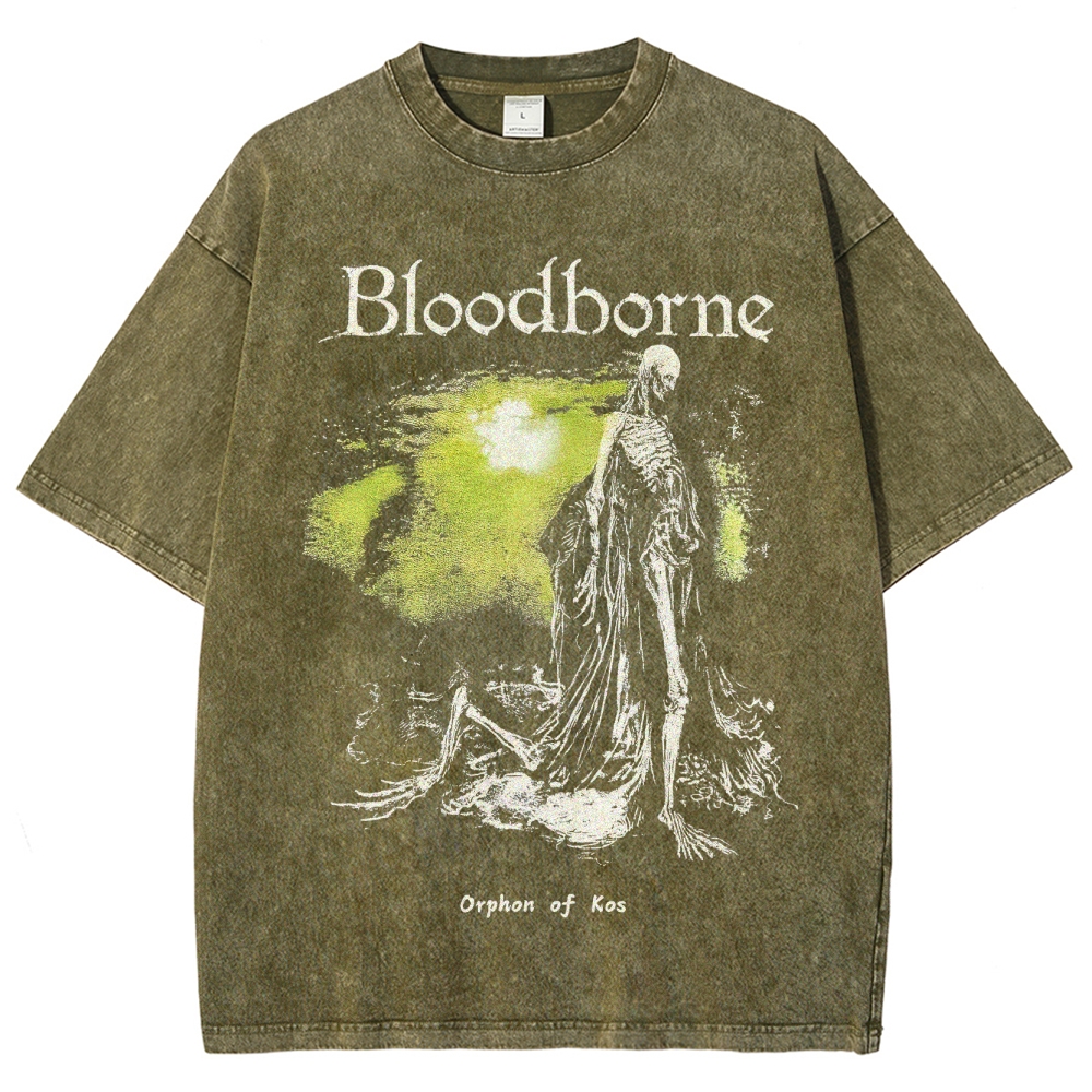 Blood Borne Unisex Fit Washed T-Shirt 2506024406