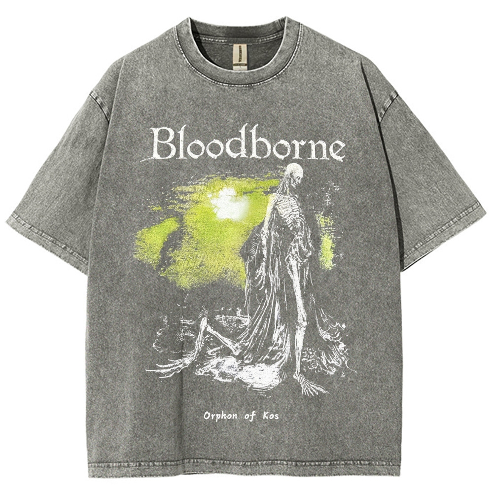 Blood Borne Unisex Fit Washed T-Shirt 2506024406