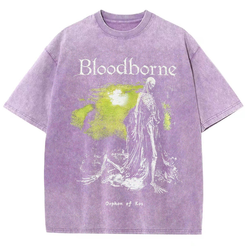 Blood Borne Unisex Fit Washed T-Shirt 2506024406