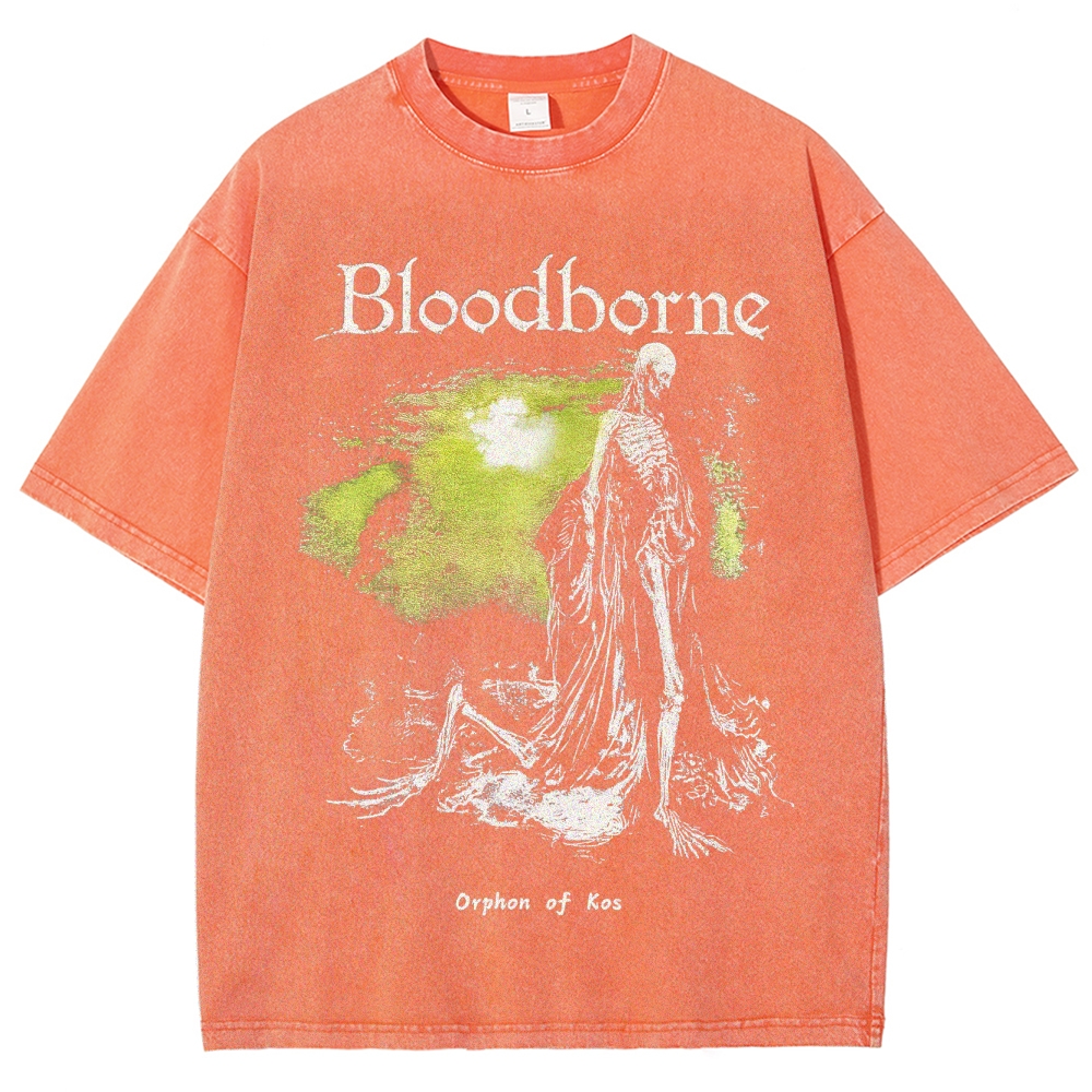 Blood Borne Unisex Fit Washed T-Shirt 2506024406