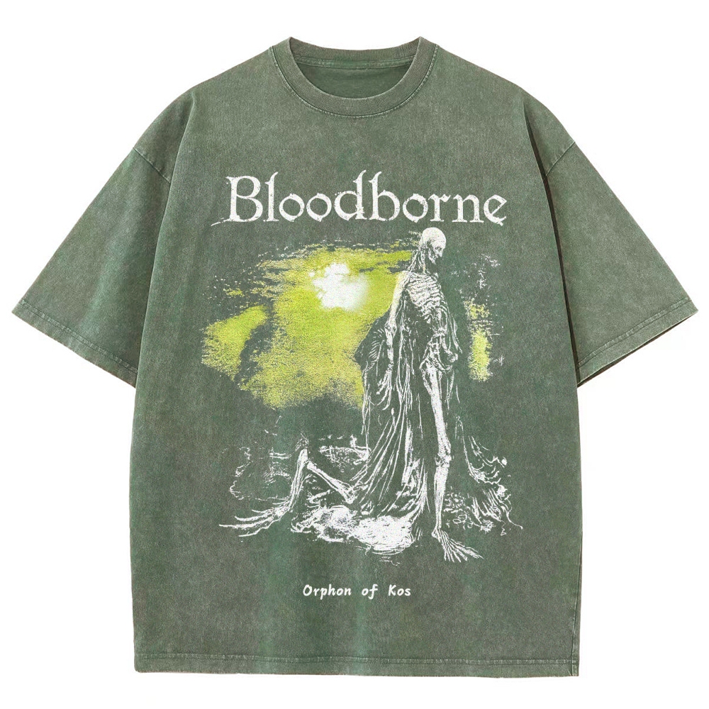 Blood Borne Unisex Fit Washed T-Shirt 2506024406