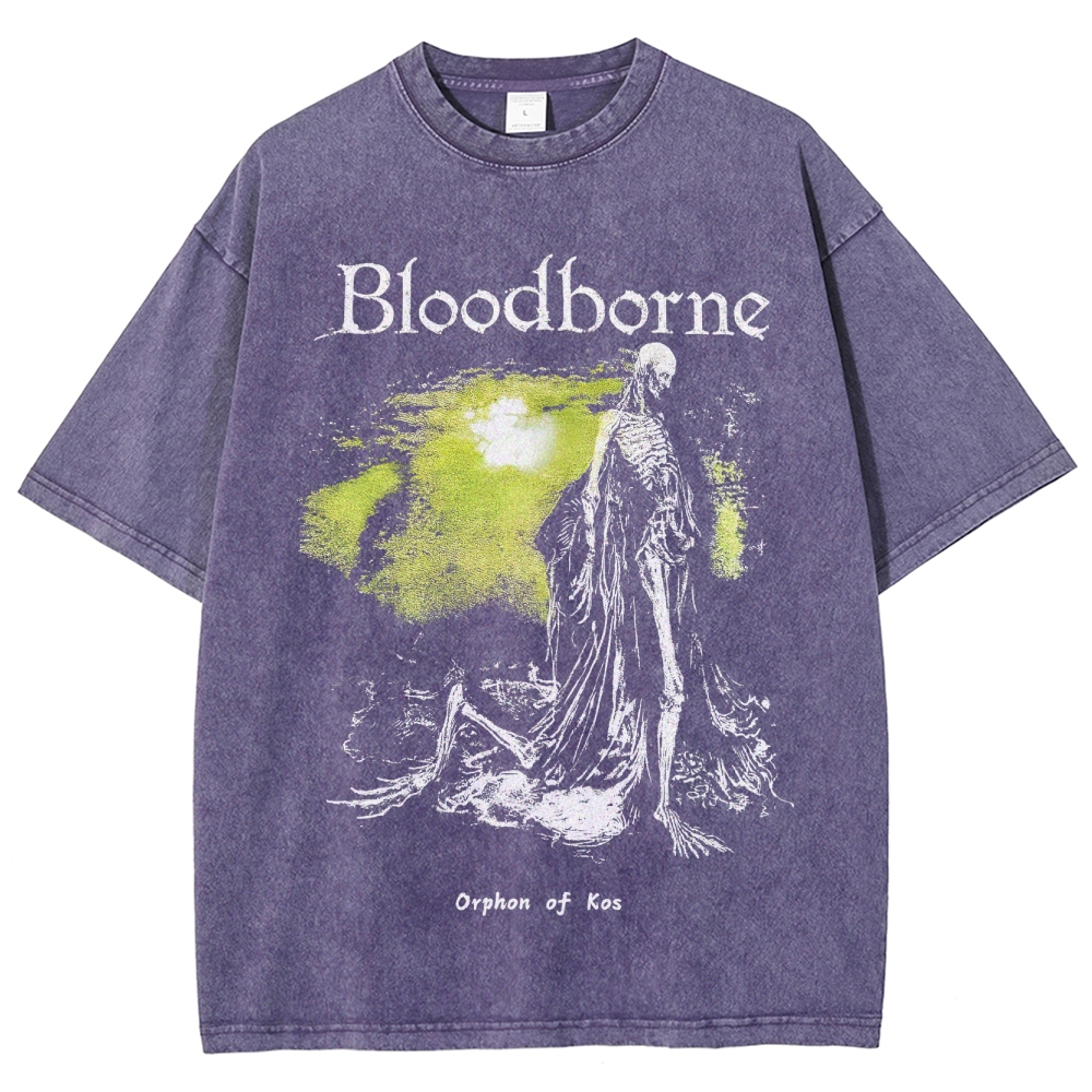 Blood Borne Unisex Fit Washed T-Shirt 2506024406
