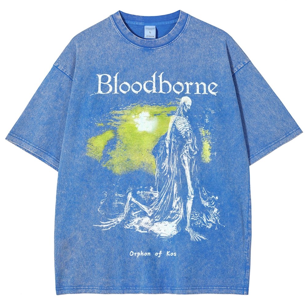 Blood Borne Unisex Fit Washed T-Shirt 2506024406