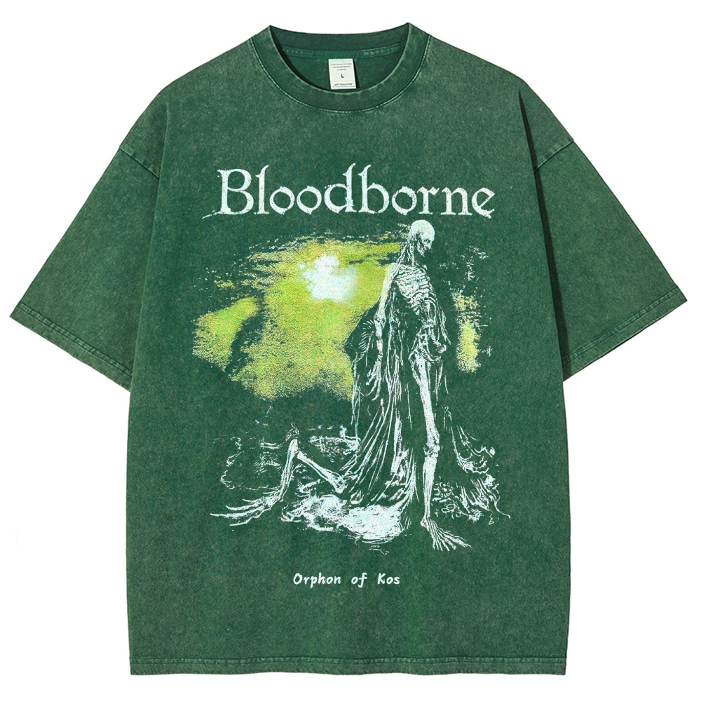 Blood Borne Unisex Fit Washed T-Shirt 2506024406