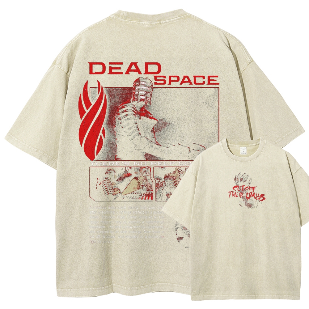 Dead Space Unisex Fit Washed T-Shirt 2507001068