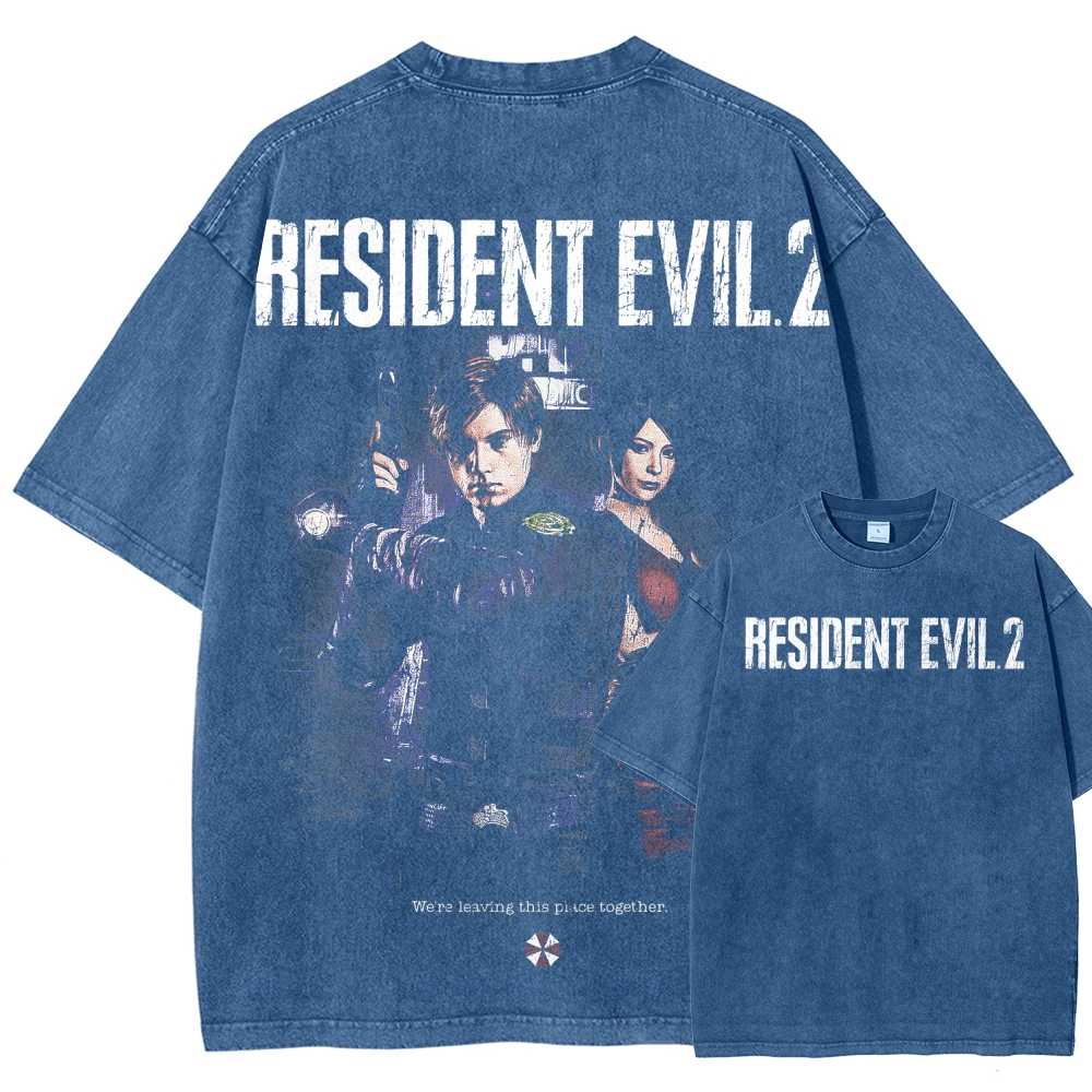Resident Evil Unisex Fit Washed T-Shirt 2507007191