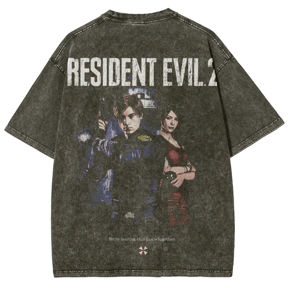 Resident Evil Unisex Fit Washed T-Shirt 2507007191
