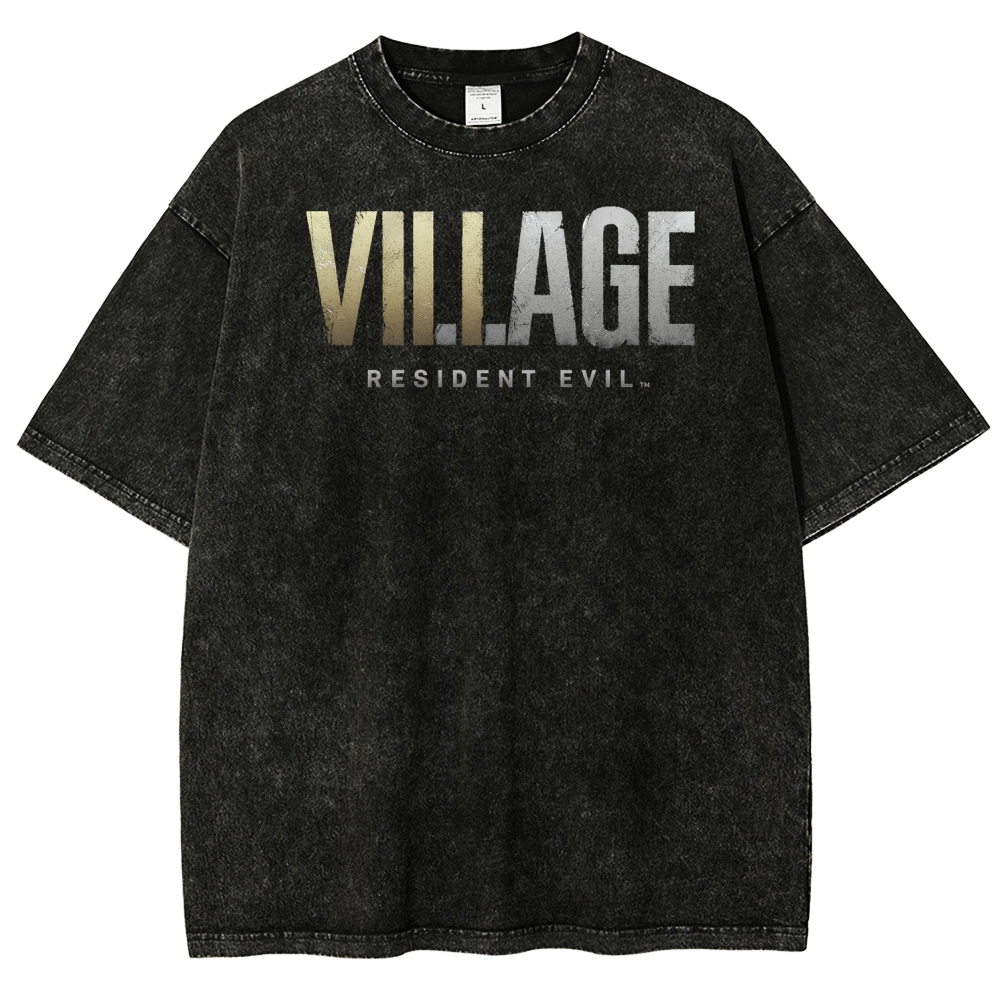 Resident Evil Unisex Fit Washed T-Shirt 2507007219