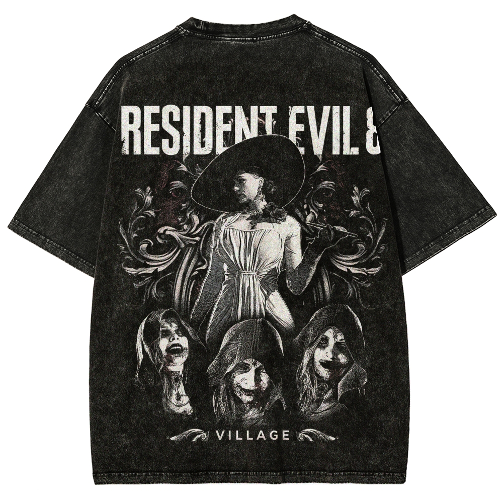 Resident Evil Unisex Fit Washed T-Shirt 2507007219