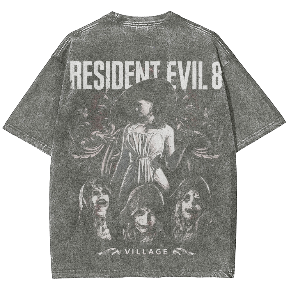 Resident Evil Unisex Fit Washed T-Shirt 2507007219