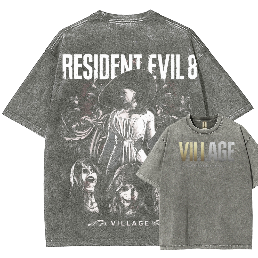 Resident Evil Unisex Fit Washed T-Shirt 2507007219