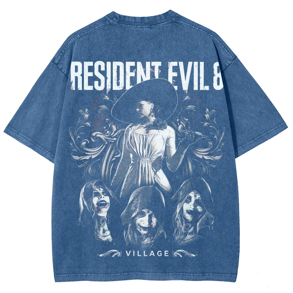 Resident Evil Unisex Fit Washed T-Shirt 2507007219
