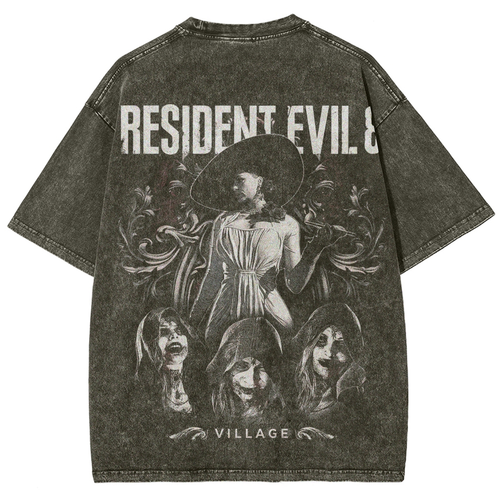 Resident Evil Unisex Fit Washed T-Shirt 2507007219