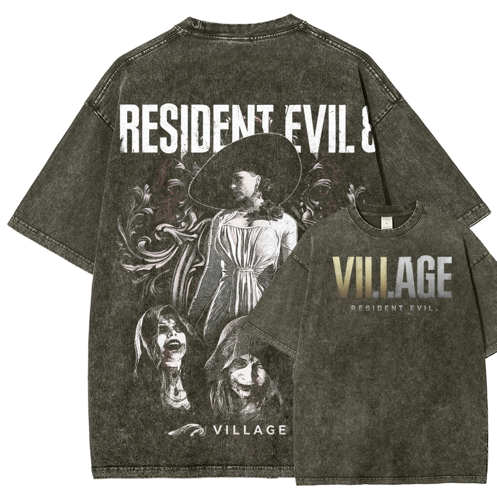Resident Evil Unisex Fit Washed T-Shirt 2507007219