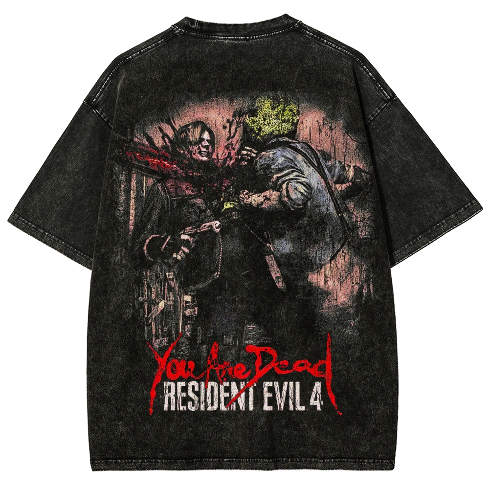Resident Evil Unisex Fit Washed T-Shirt 2507007220