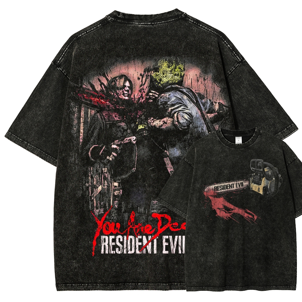 Resident Evil Unisex Fit Washed T-Shirt 2507007220