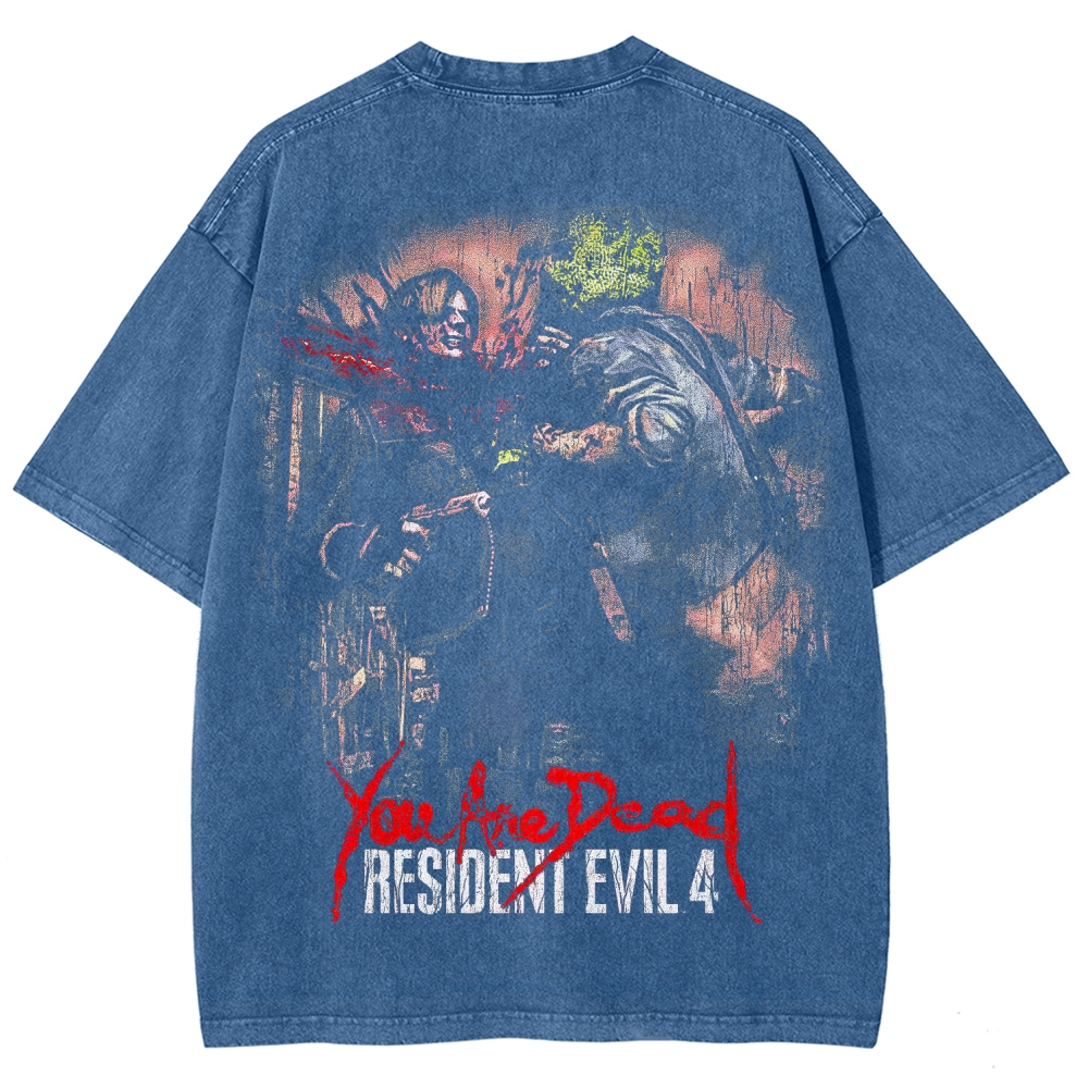 Resident Evil Unisex Fit Washed T-Shirt 2507007220