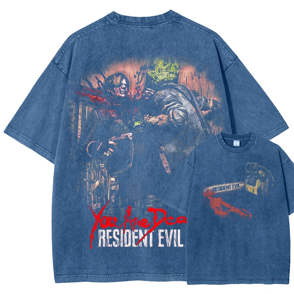 Resident Evil Unisex Fit Washed T-Shirt 2507007220
