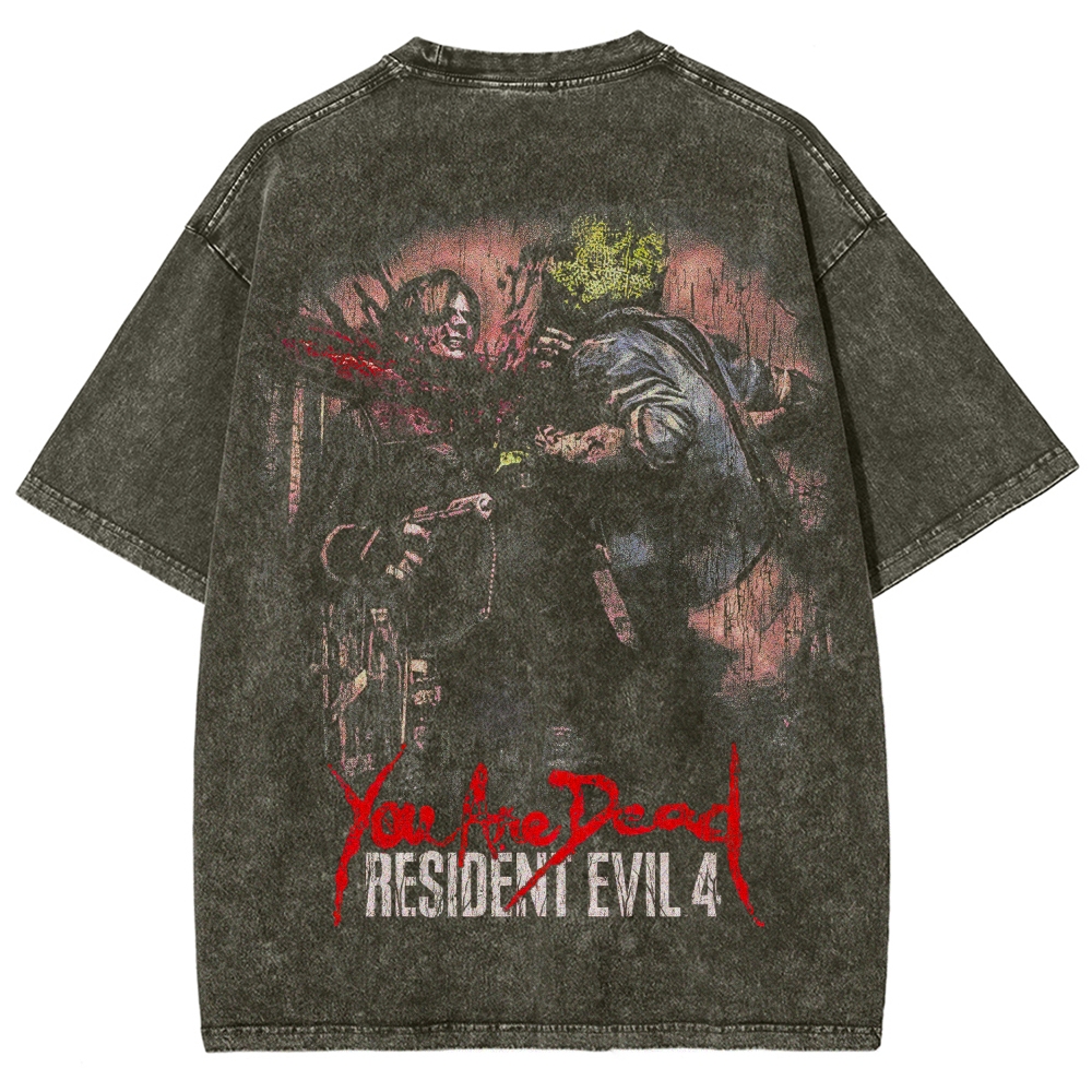 Resident Evil Unisex Fit Washed T-Shirt 2507007220