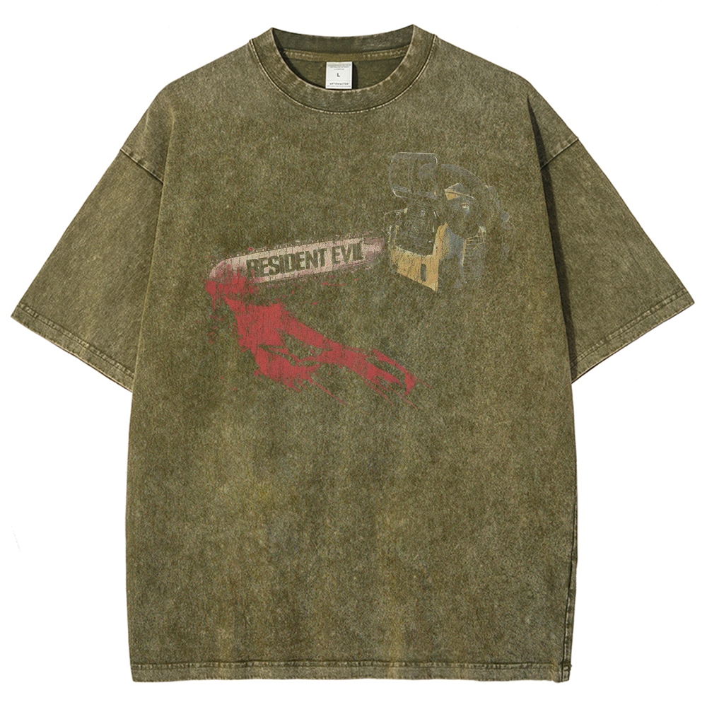 Resident Evil Unisex Fit Washed T-Shirt 2507007220