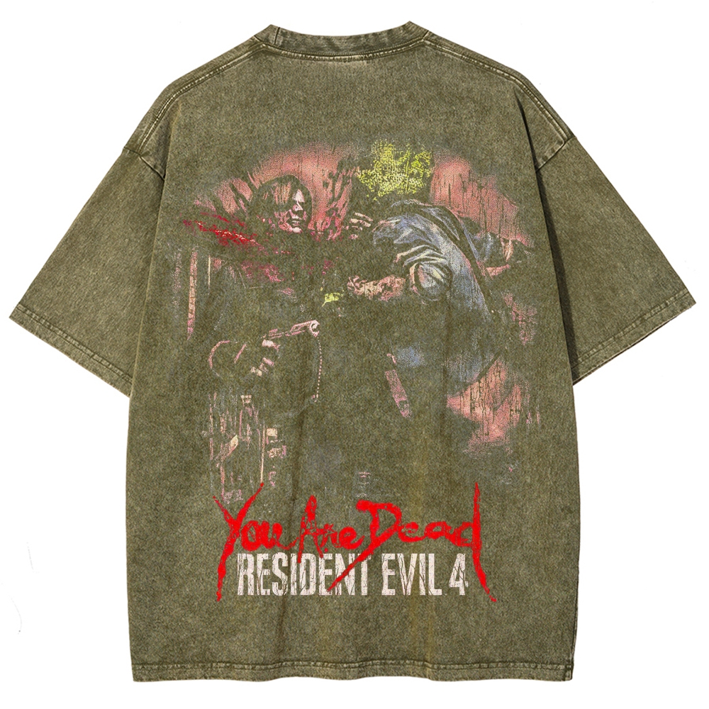Resident Evil Unisex Fit Washed T-Shirt 2507007220