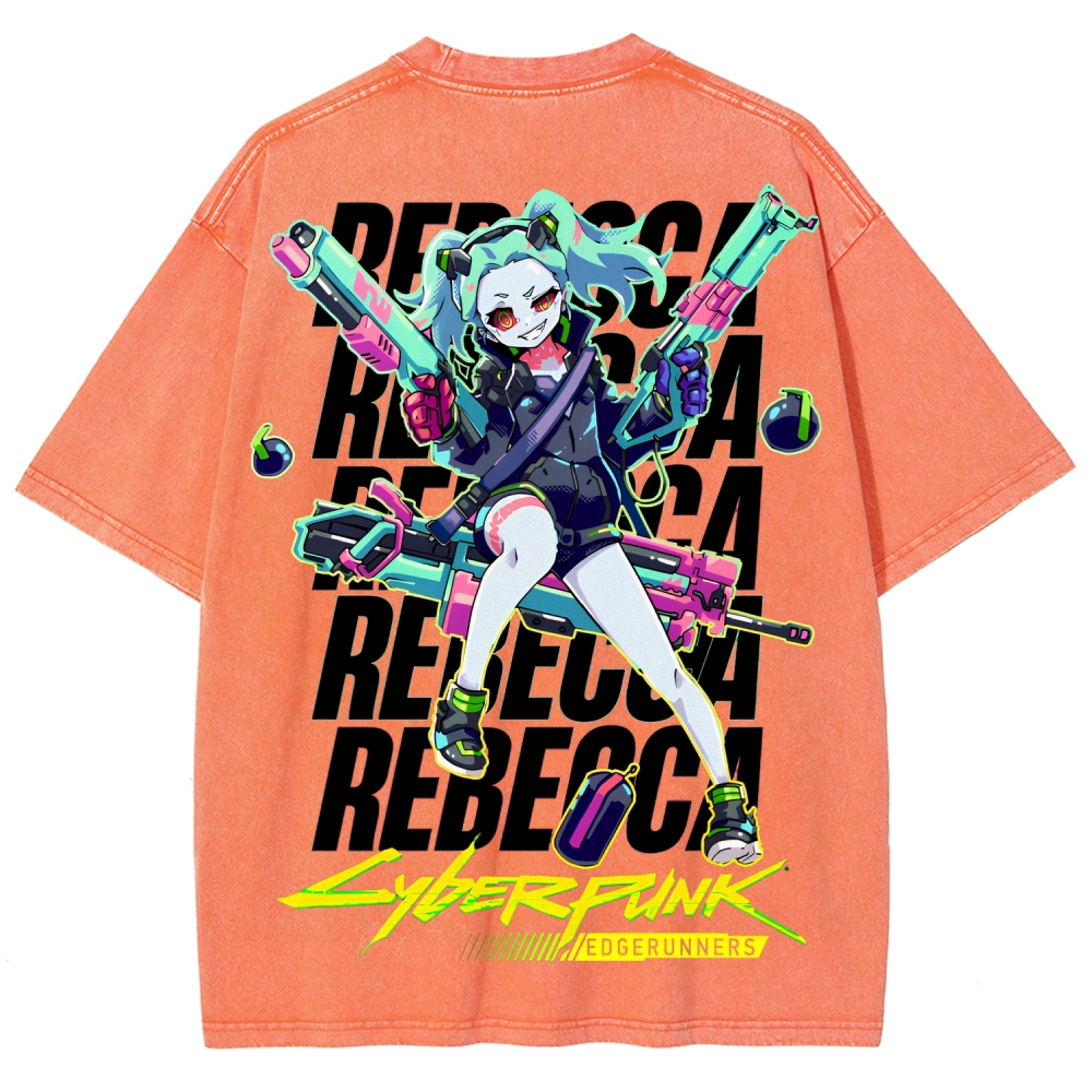 Cyberpunk Unisex Fit Washed T-Shirt 2507008558