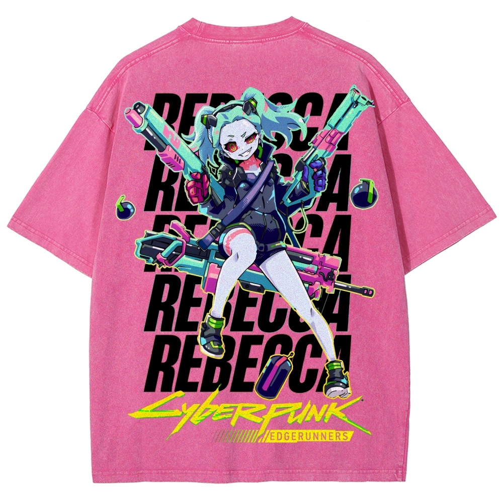 Cyberpunk Unisex Fit Washed T-Shirt 2507008558