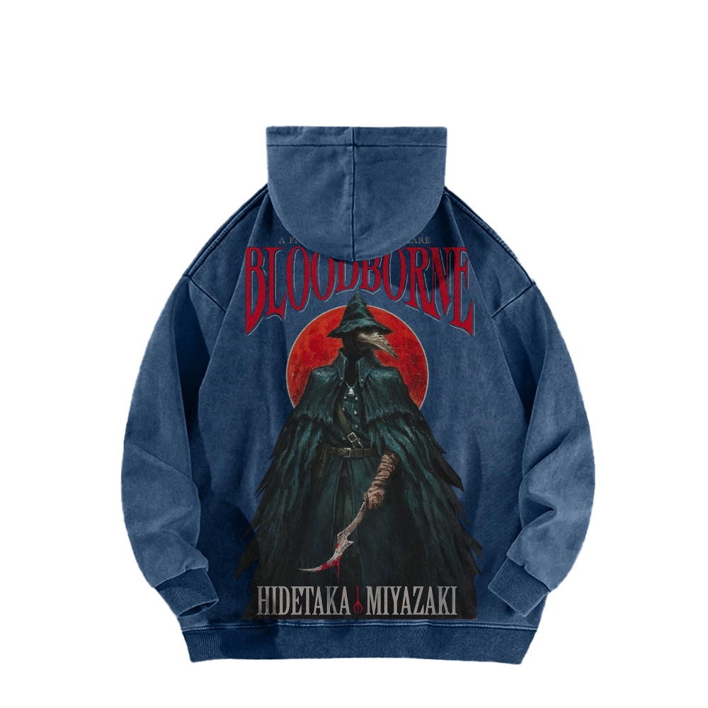 Casual Washed Hoodie 2507012081