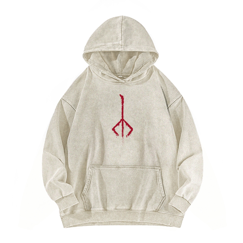 Casual Washed Hoodie 2507012081