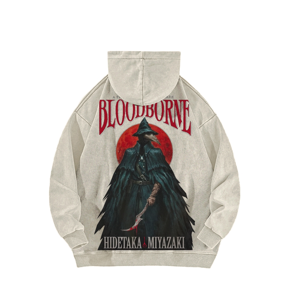 Casual Washed Hoodie 2507012081