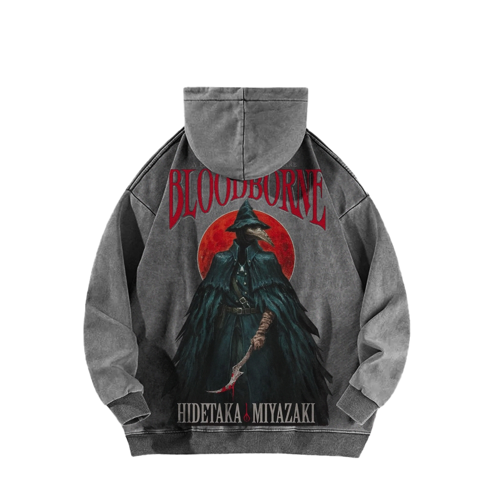 Casual Washed Hoodie 2507012081