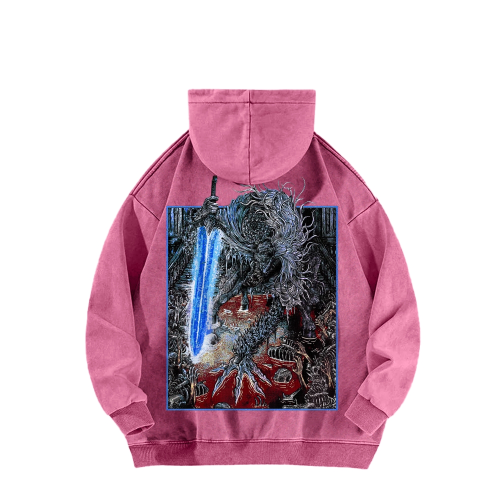 Casual Washed Hoodie 2507012082