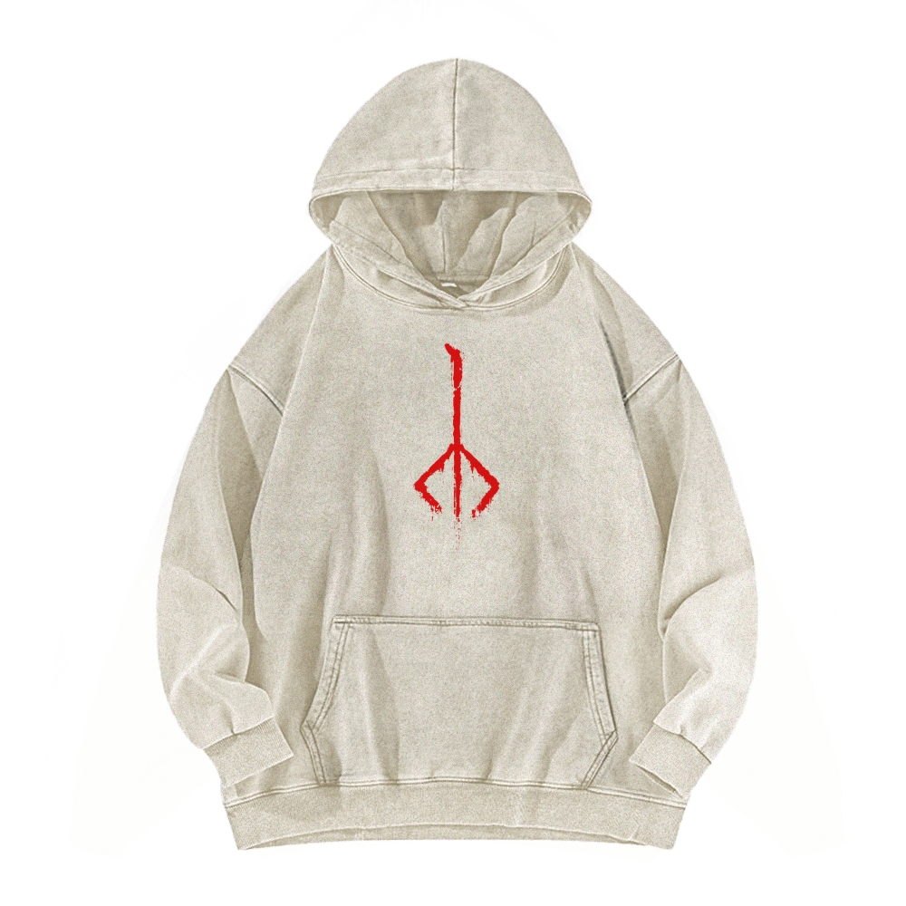 Casual Washed Hoodie 2507012083