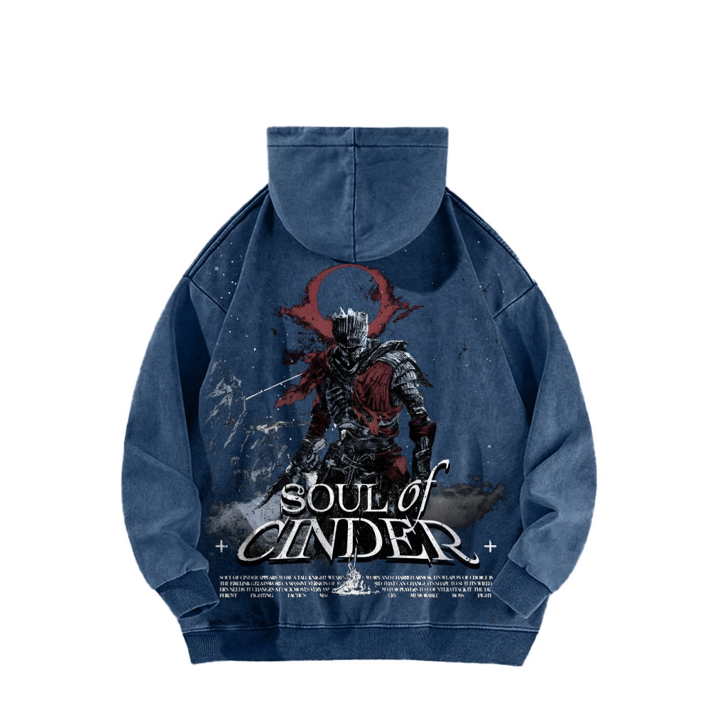 Casual Washed Hoodie 2507012086