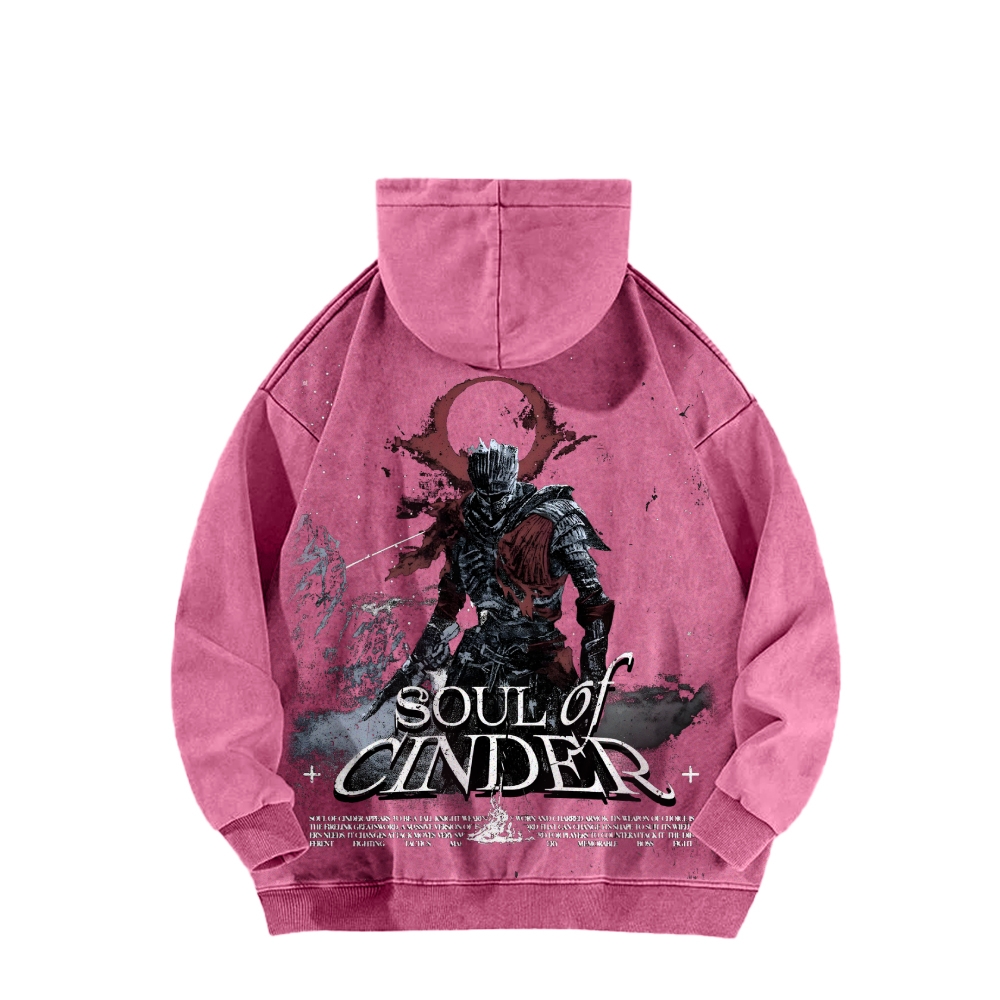 Casual Washed Hoodie 2507012086