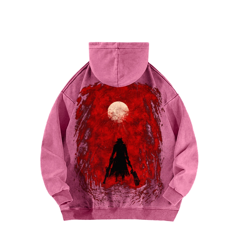 Casual Washed Hoodie 2507012092