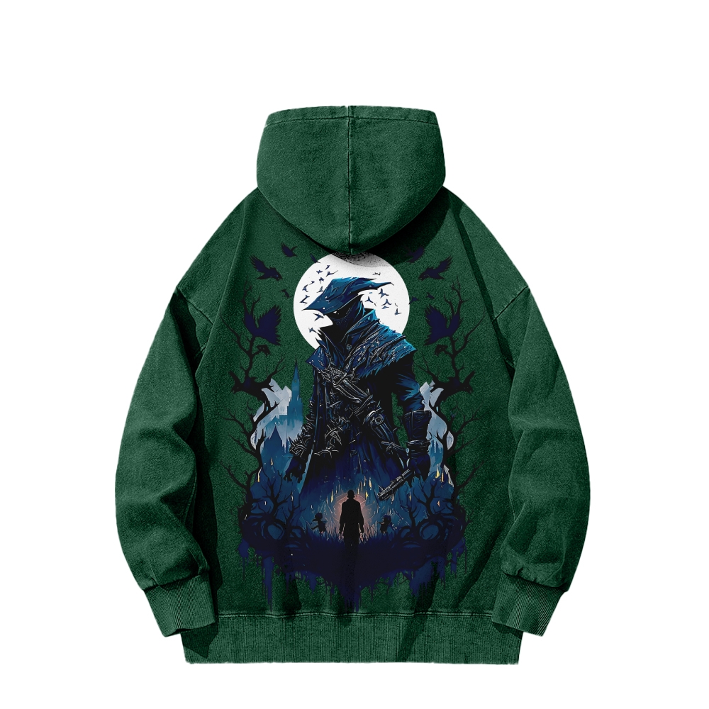 Casual Washed Hoodie 2507012101