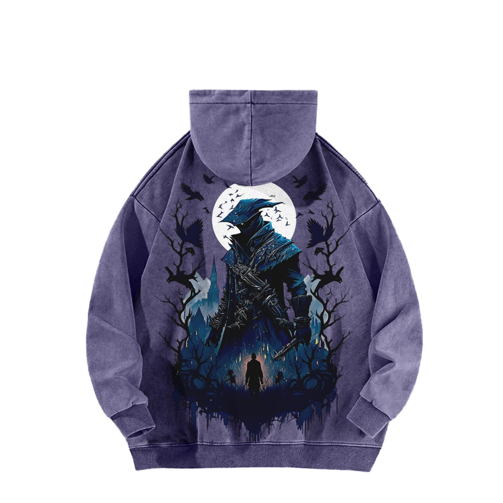 Casual Washed Hoodie 2507012101