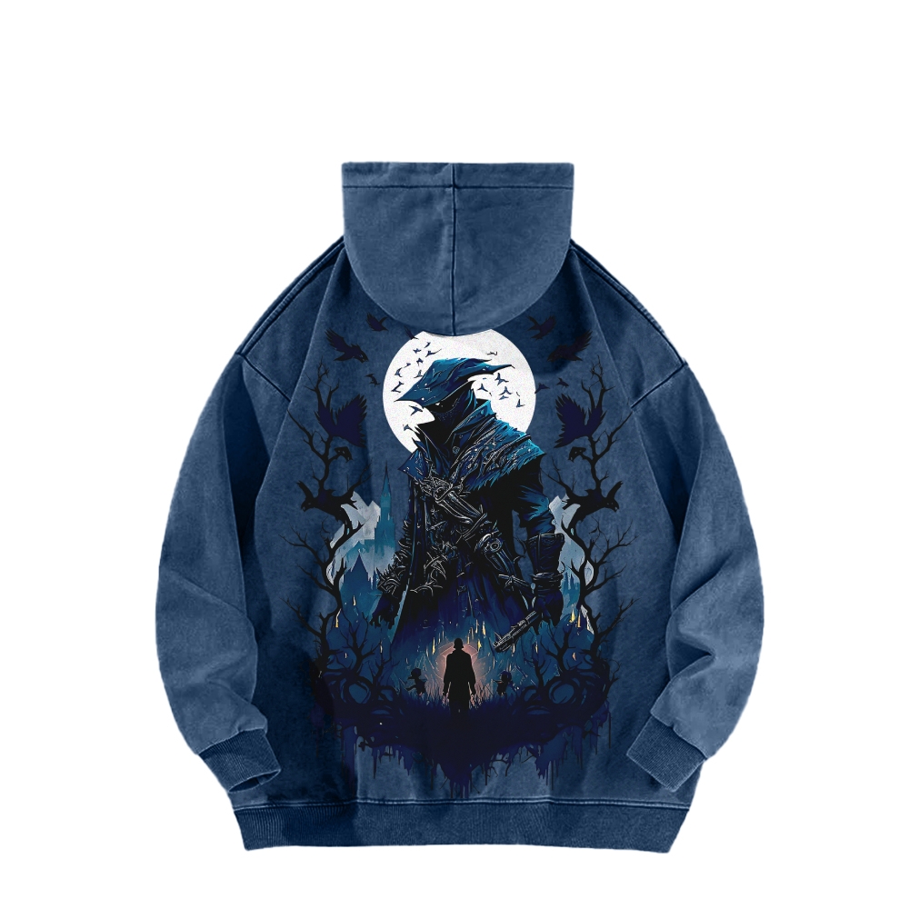 Casual Washed Hoodie 2507012101