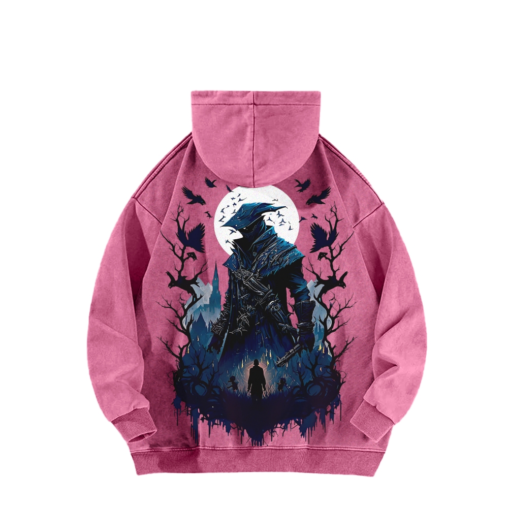 Casual Washed Hoodie 2507012101