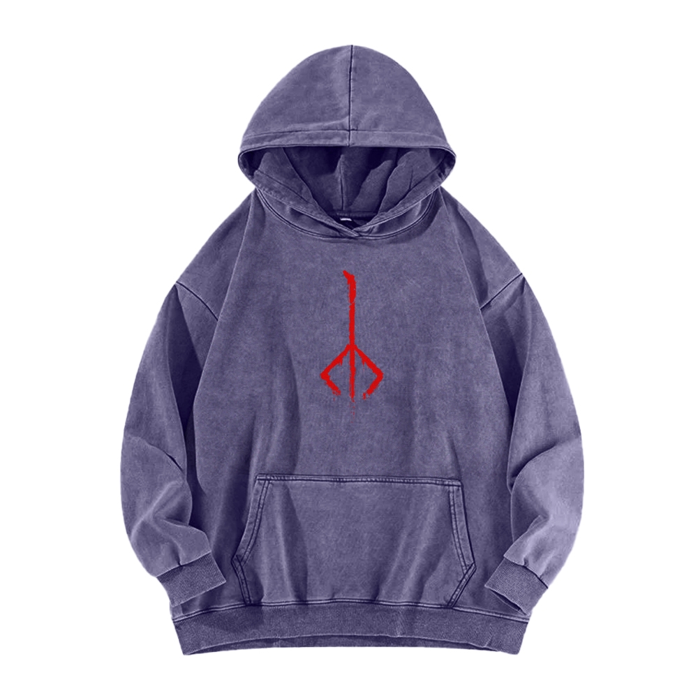 Casual Washed Hoodie 2507012103
