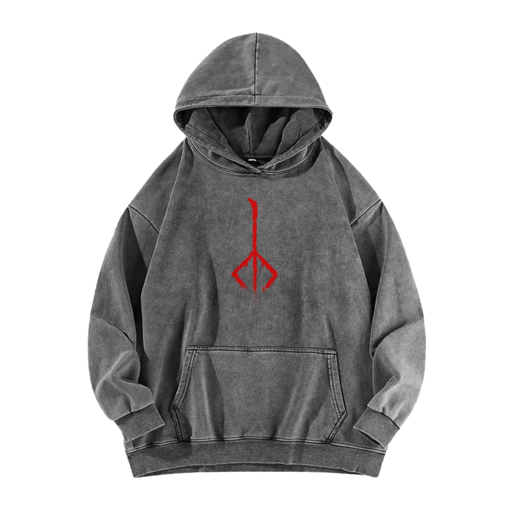 Casual Washed Hoodie 2507012103