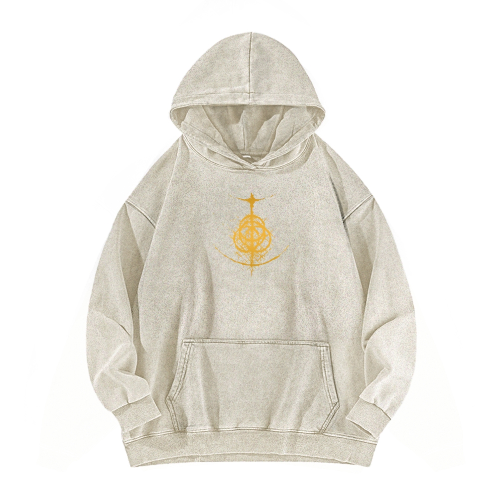 Casual Washed Hoodie 2507012107